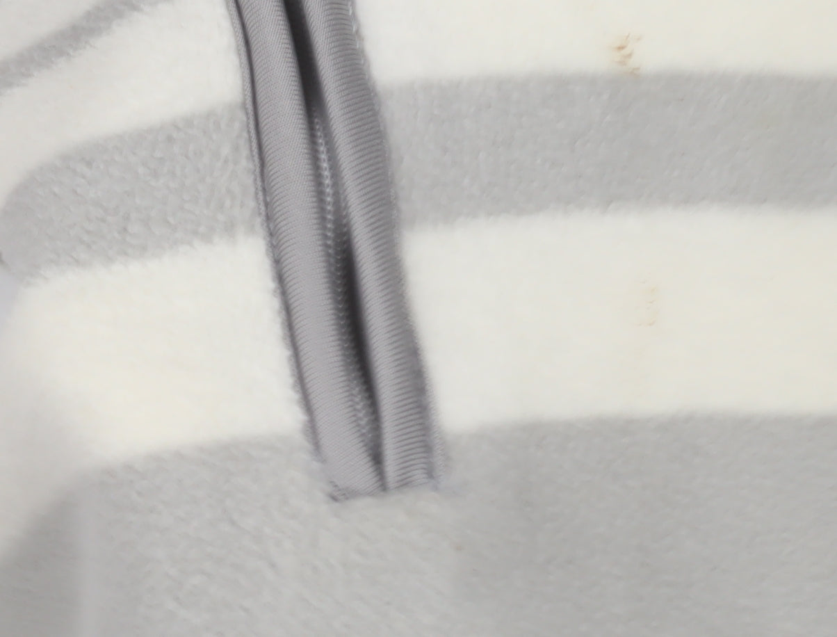 Mountain Warehouse Women's Grey Striped Sweatshirt Size 10