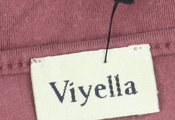 Viyella Women's Purple Medium Basic T-Shirt
