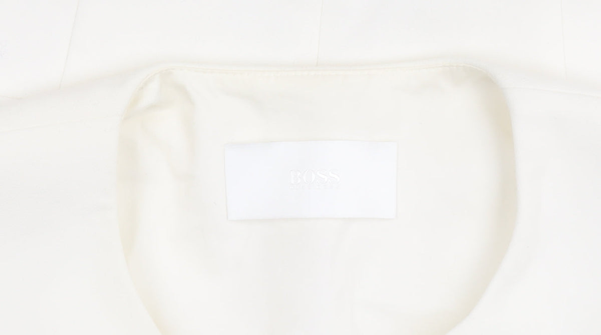 Hugo Boss Women's White Suit Jacket, UK 10, Lined