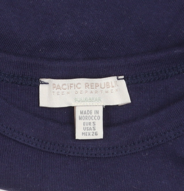 Pacific Republic Teens Blue Cotton T-Shirt, Size 10, Casual