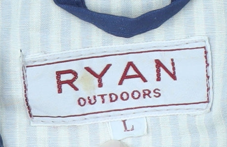 Ryan Outdoors Men's Blue Windbreaker Jacket L