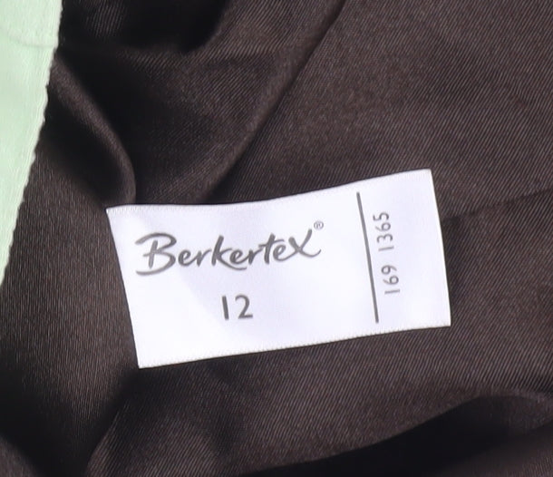 Berkertex Women's Green Hooded Jacket Size 12