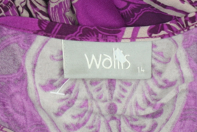Wallis Women's Multicoloured Geometric Top, Size 14