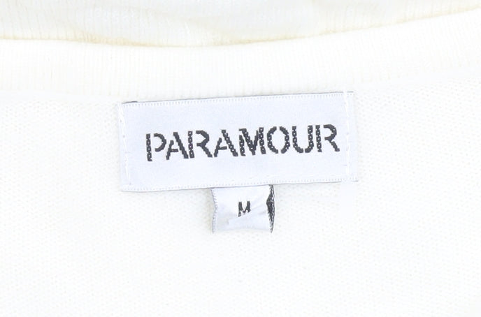 Paramour Ivory Women's Medium Cardigan, Embroidered