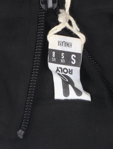 Roly Black Long Sleeve Fleece, Size S, New