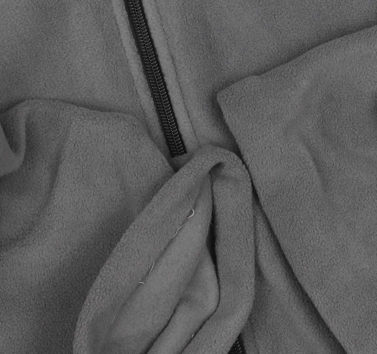 Atlas For Men Grey Fleece Jacket - L, Winter Casual