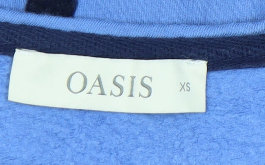 Oasis Women's Blue XS Long Sleeve Top