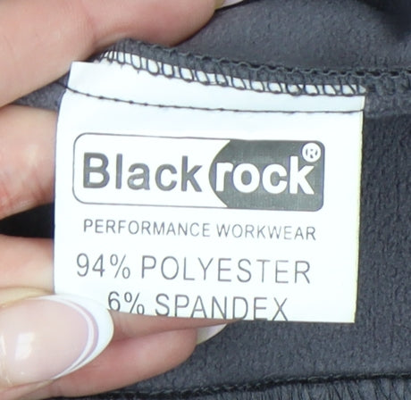 Blackrock Men's Black Softshell Jacket Size M