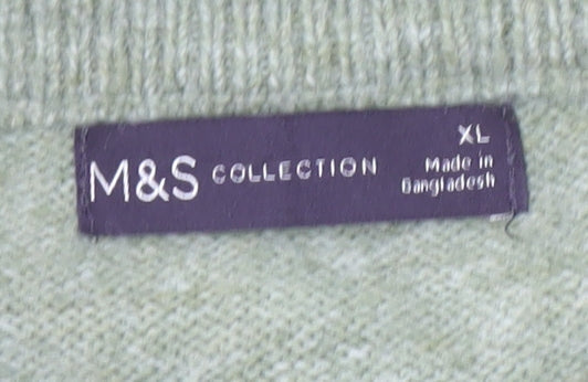 Marks & Spencer Women's Green XL Pullover Jumper