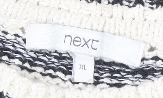 Next Women's Multicoloured XL Striped Knit Jumper
