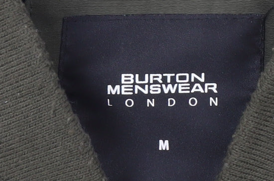 Burton Menswear Bomber Jacket Men’s M Green Casual