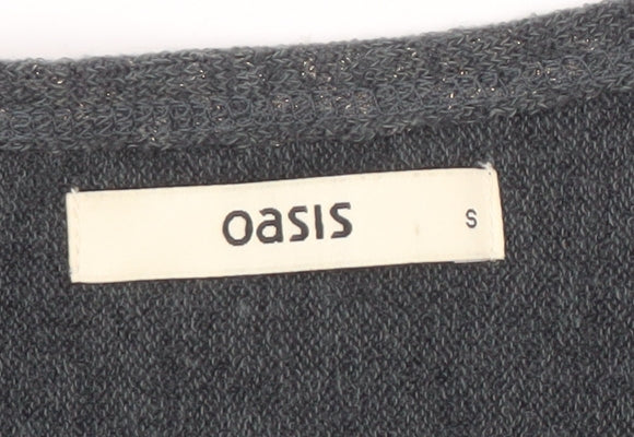 Oasis Women's Grey Pullover Jumper, Size S