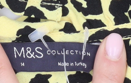 Marks & Spencer Women’s Animal Print Blouse Size 14