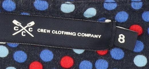 Crew Clothing Multicoloured Polka Dot Dress Size 8