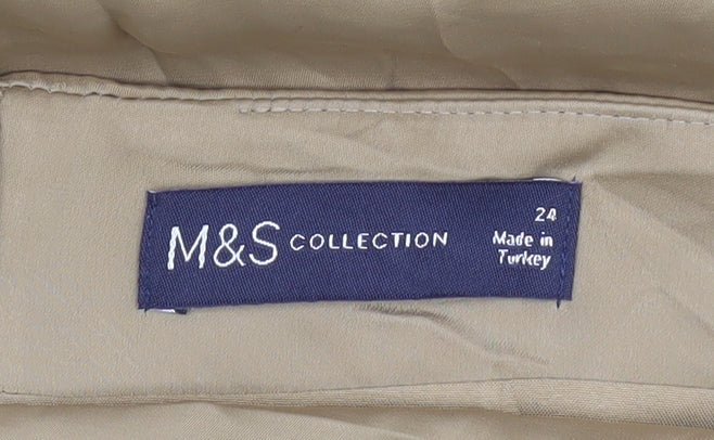Marks & Spencer Women's Beige Size 24 Skirt