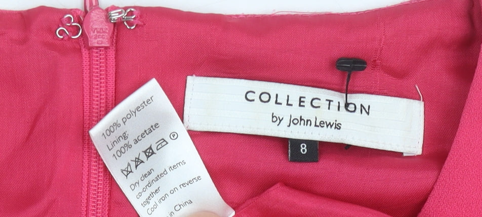John Lewis Women’s Pink Sheath Dress Size 8