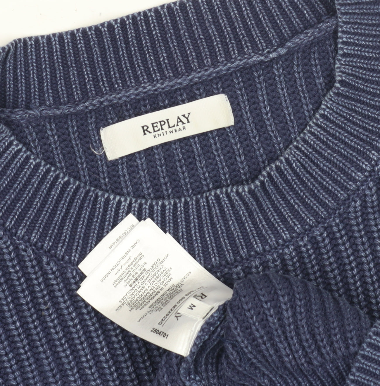Replay Women's Blue Pullover Jumper - M
