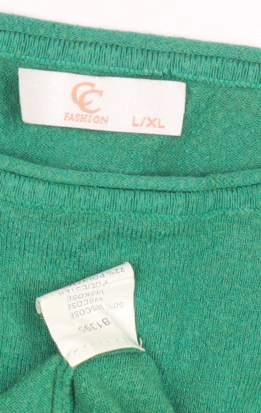 Country Casuals Women's Green L/XL Relaxed Jumper