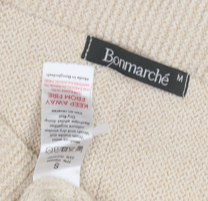 Bonmarché Women's Beige Medium Jumper