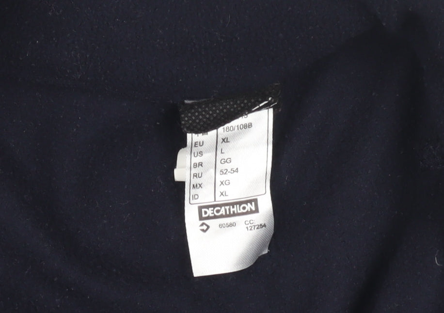 Decathlon Unisex XL Black Fleece Jacket