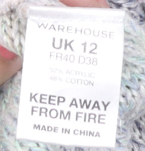 Warehouse Women’s Multicoloured Pullover Jumper Size 12