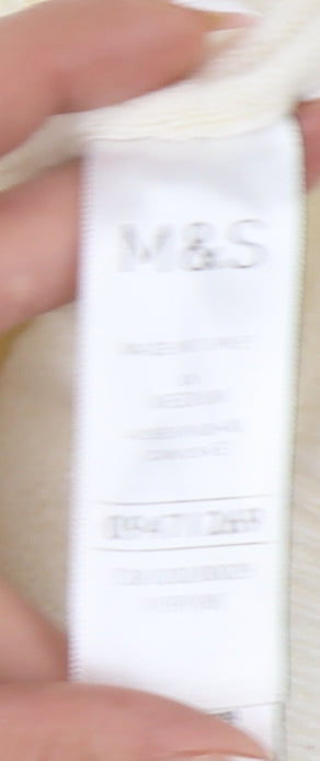 Marks & Spencer Ivory Pullover Jumper - M