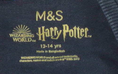 Marks & Spencer Girls Blue Harry Potter Sweatshirt 13-14 Years