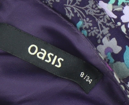 Oasis Women’s Floral Strapless Dress - Size 8