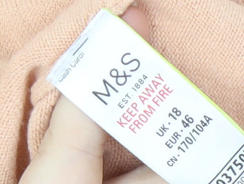 Marks & Spencer Women's Beige Cardigan UK 18