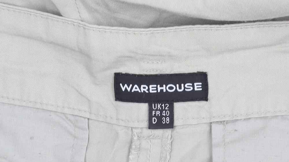 Warehouse Women's Beige Trousers Size 12