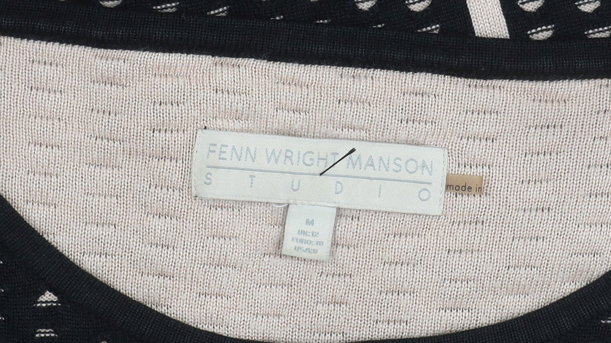 Fenn Wright Manson Women's Black Knit Dress M
