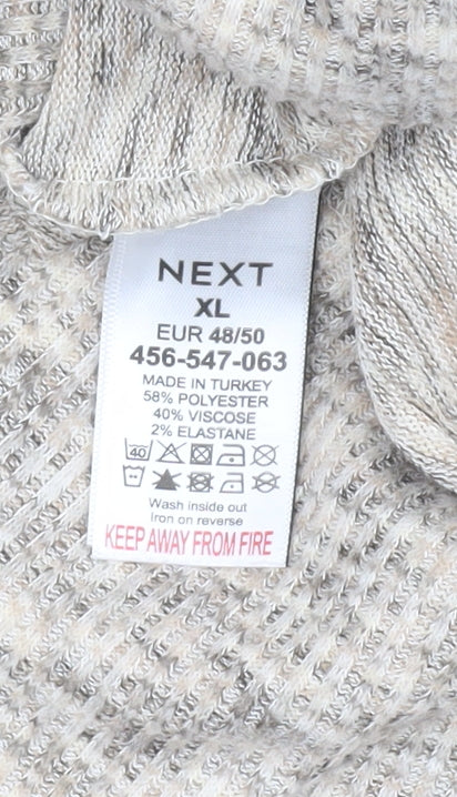 Next Women's Beige XL Crew Neck Jumper