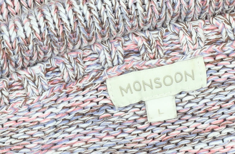 Monsoon Women's Multicolour Knit Jumper Size L
