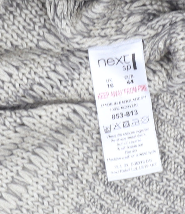 Next Women Grey Pullover Jumper Size 16