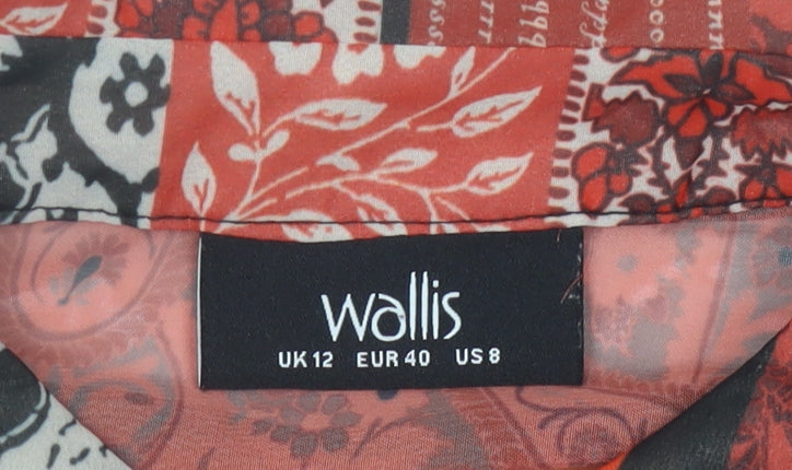 Wallis Women's Multicoloured Paisley Shirt Dress Size 12