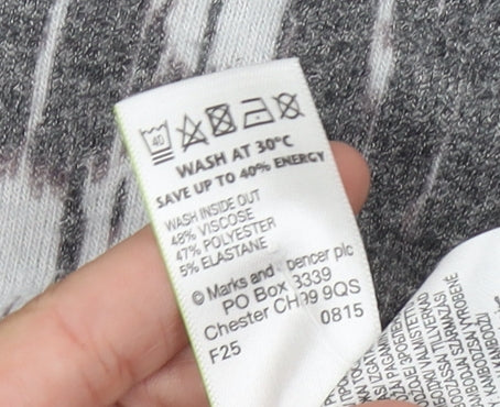 Marks & Spencer Women's Grey Boat Neck Dress