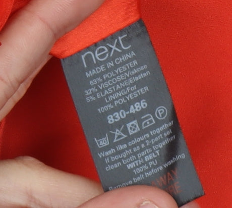 Next Women's Red Sheath Dress Size 12