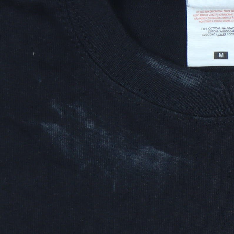 Fruit of the Loom Black Medium Men's Cotton T-Shirt