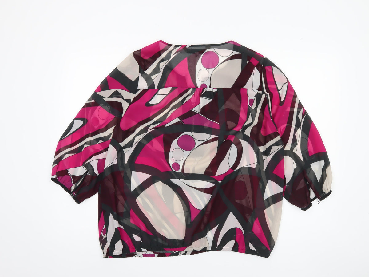 Principles Women's Multicoloured Geometric Blouse 18