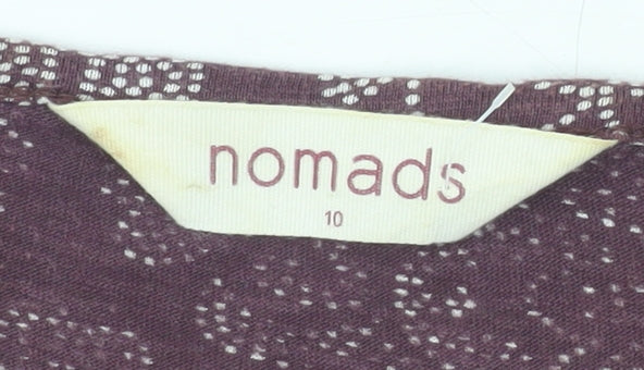 Nomads Women's Purple Floral Tunic Size 10