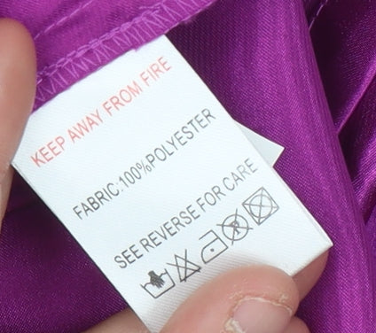 Lipsy Women's Pink Sleeveless Flutter Dress Size 10