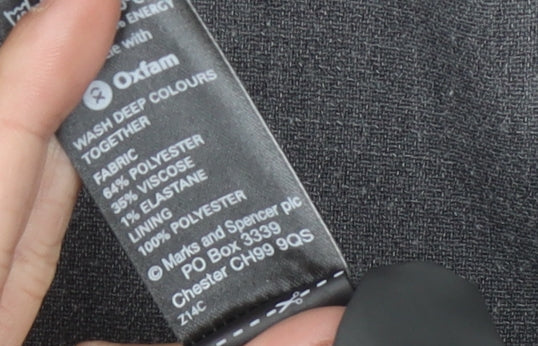 Marks & Spencer Women's Grey Sheath Dress Size 12