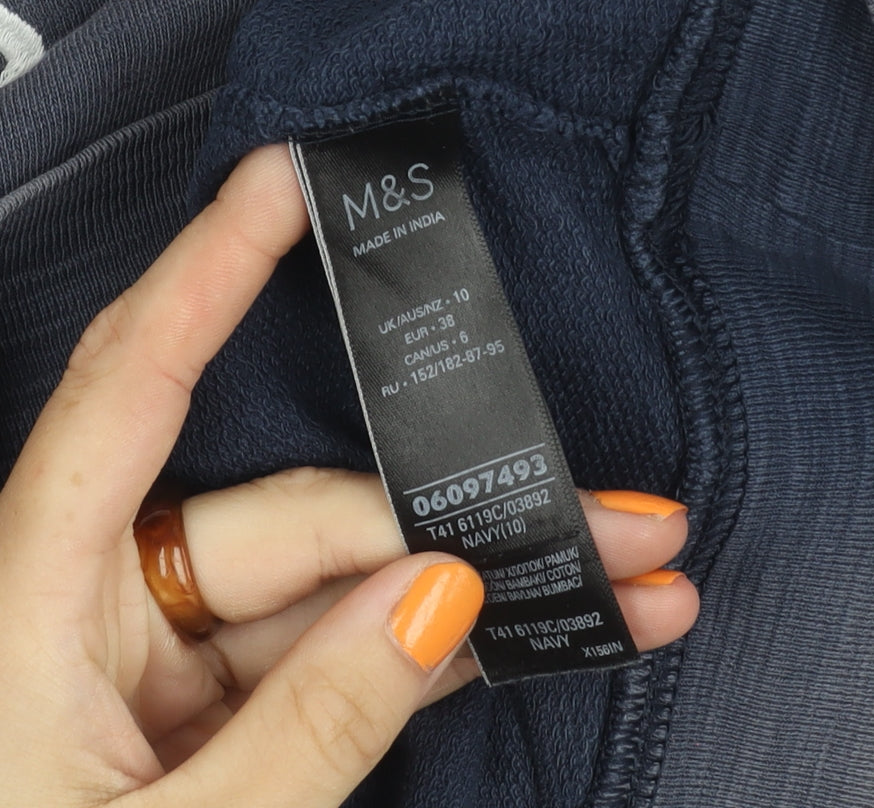 Marks & Spencer Women's Blue Pullover Sweatshirt Size 10