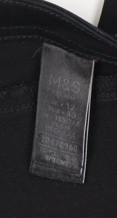 Marks & Spencer Women's Black Skinny Jeans, Size 12