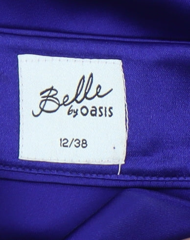 Belle by Oasis Women's Purple Sheath Dress Size 12