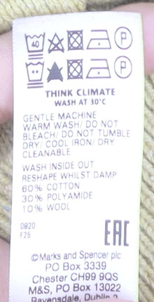 Marks & Spencer Women Yellow Pullover Jumper Size 16
