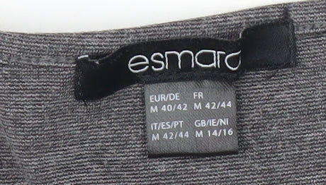 ESMARA Women's Grey Fit & Flare Dress Size 14/16