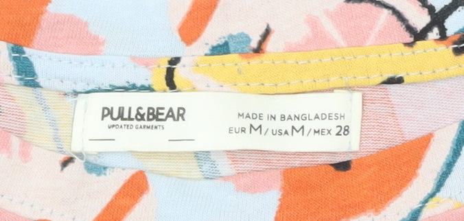 Pull&Bear Women's Multicoloured Fruit Print T-Shirt