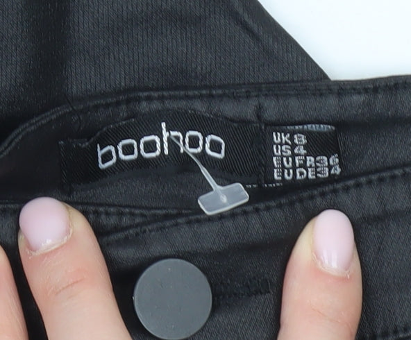 Boohoo Women's Black Skinny Leggings S