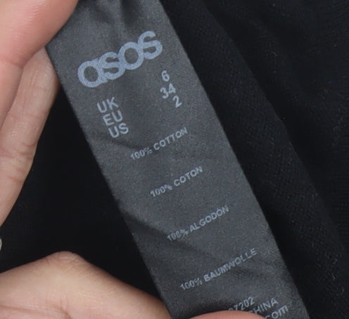 ASOS Women's Black Pullover Jumper Size 6
